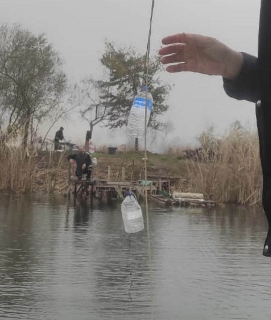 Sakarya Nehri 2 bin 400 metre kaçak ağdan temizlendi