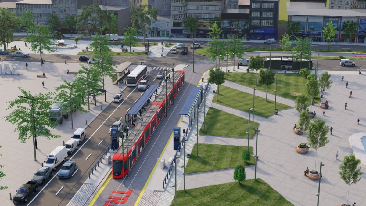 Adapazarı ile Serdivan 15,2 kilometrelik tramvay hattıyla bağlanacak