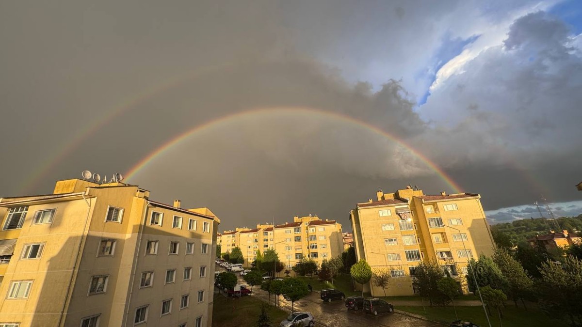 Sakarya'da gökkuşağı