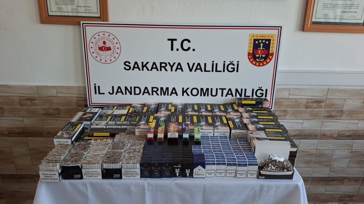 Sakarya'da kaçakçılık operasyonunda 3 zanlı yakalandı