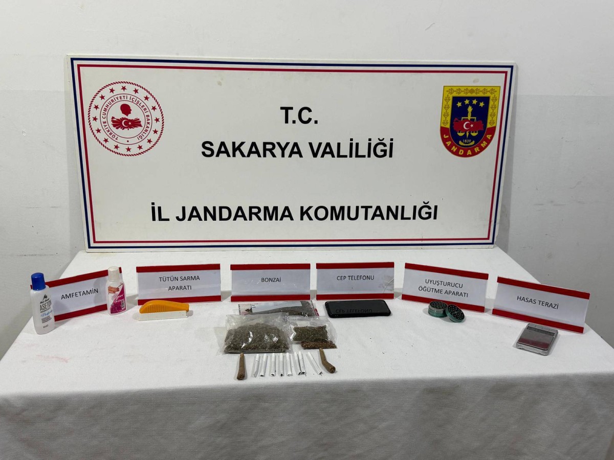 Sakarya'da düzenlenen uyuşturucu operasyonunda 2 şüpheli tutuklandı