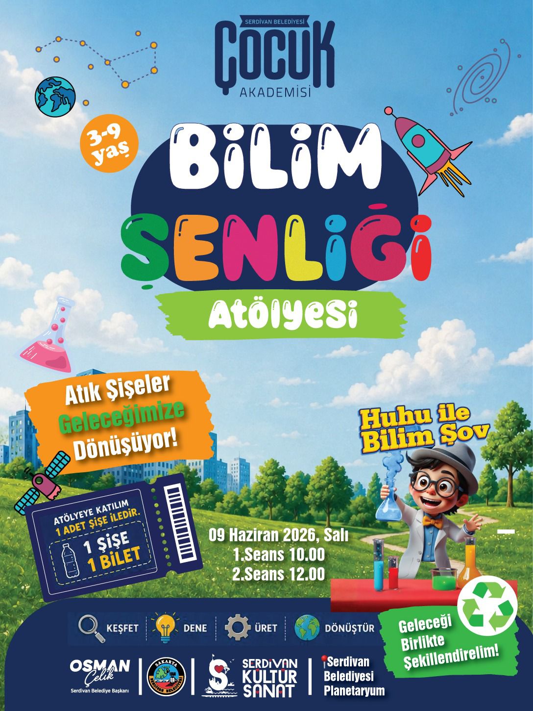Serdivan Planetaryum’da Bilim Şenliği Coşkusu