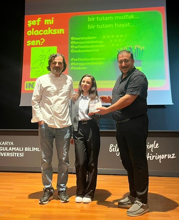 Şef Murat Aslan gastronomi öğrencileriyle buluştu