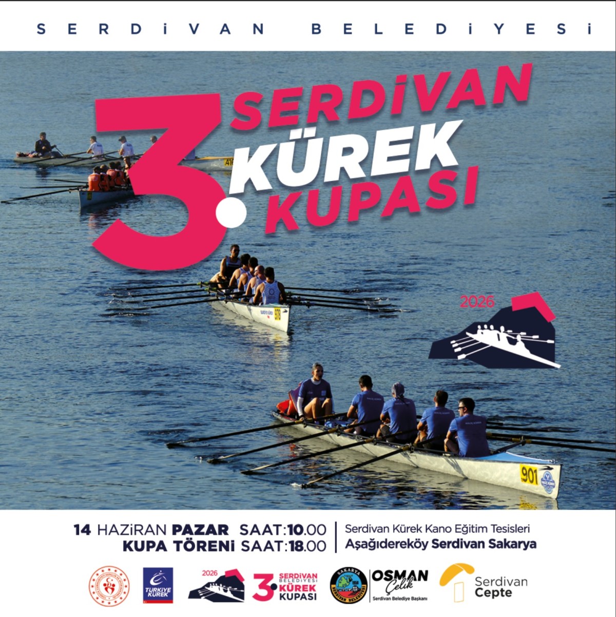 Serdivan’da Kürek Heyecanı Başlıyor