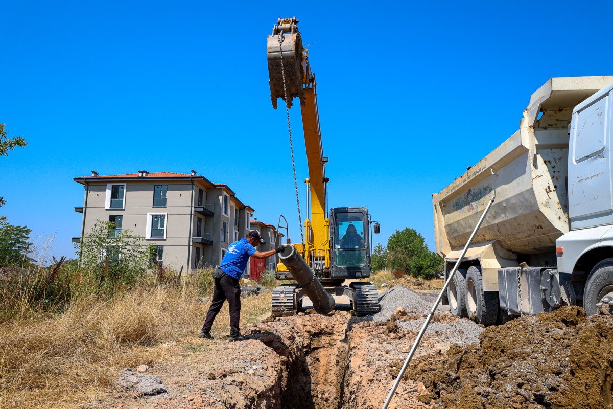 Karapınar Mahallesi’nde atık su altyapısı için 60 Milyon liralık yatırım