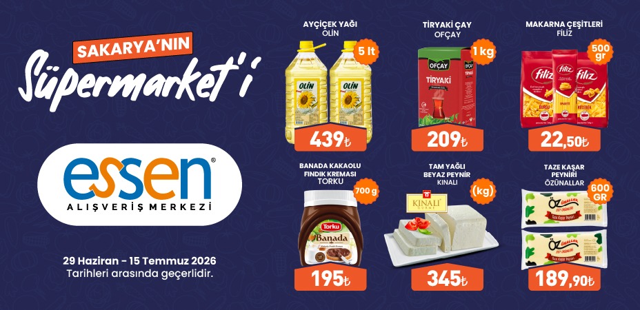 Sakarya'nın süpermarketi Essen'de kampanyalar devam
