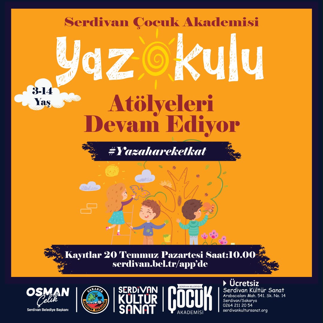 Serdivan Çocuk Akademisi Yaz Okulu'nda İkinci Hafta Coşkusu