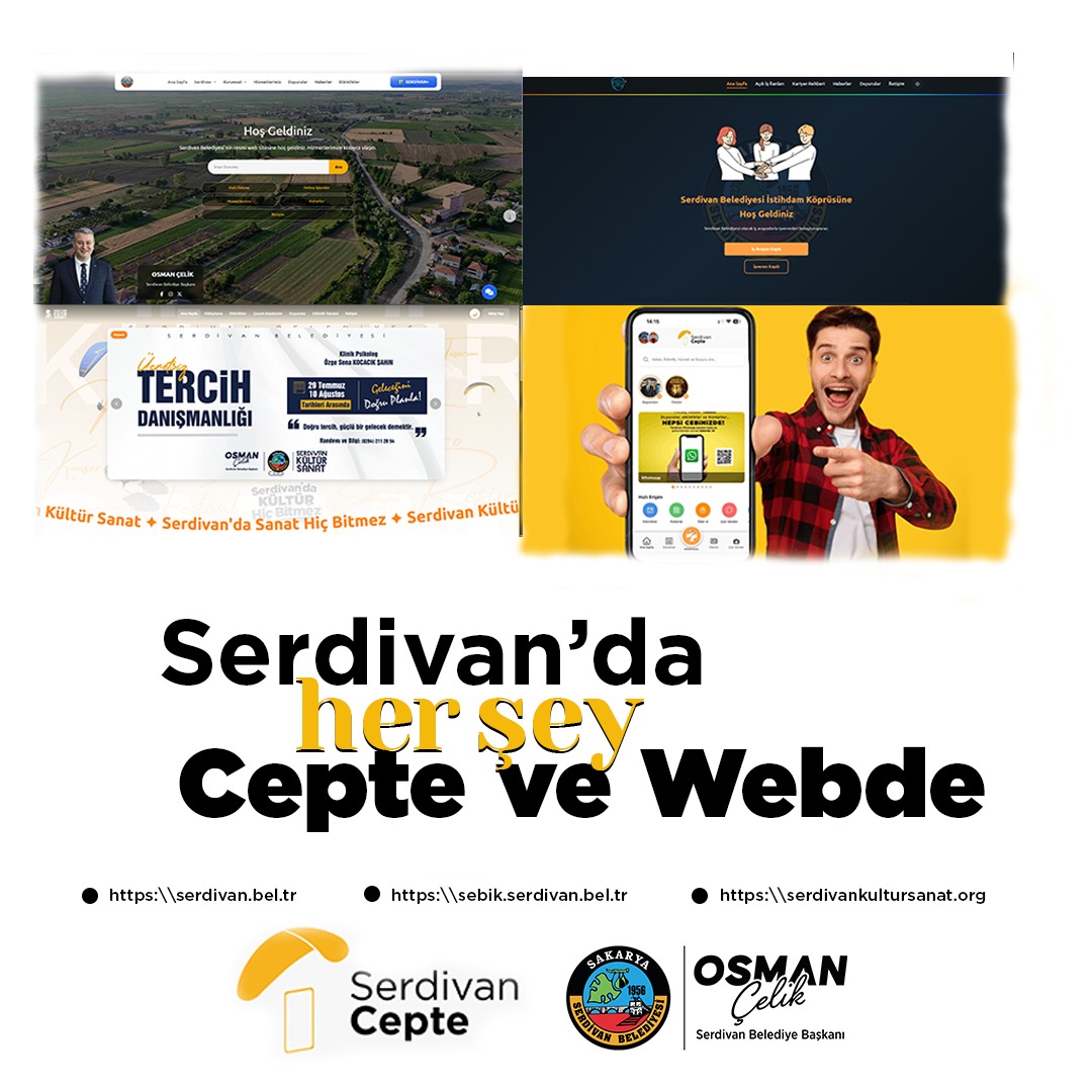 Serdivan'da Dijital Dönüşüm: Teknolojiyle Daha Hızlı, Daha Güçlü Hizmet