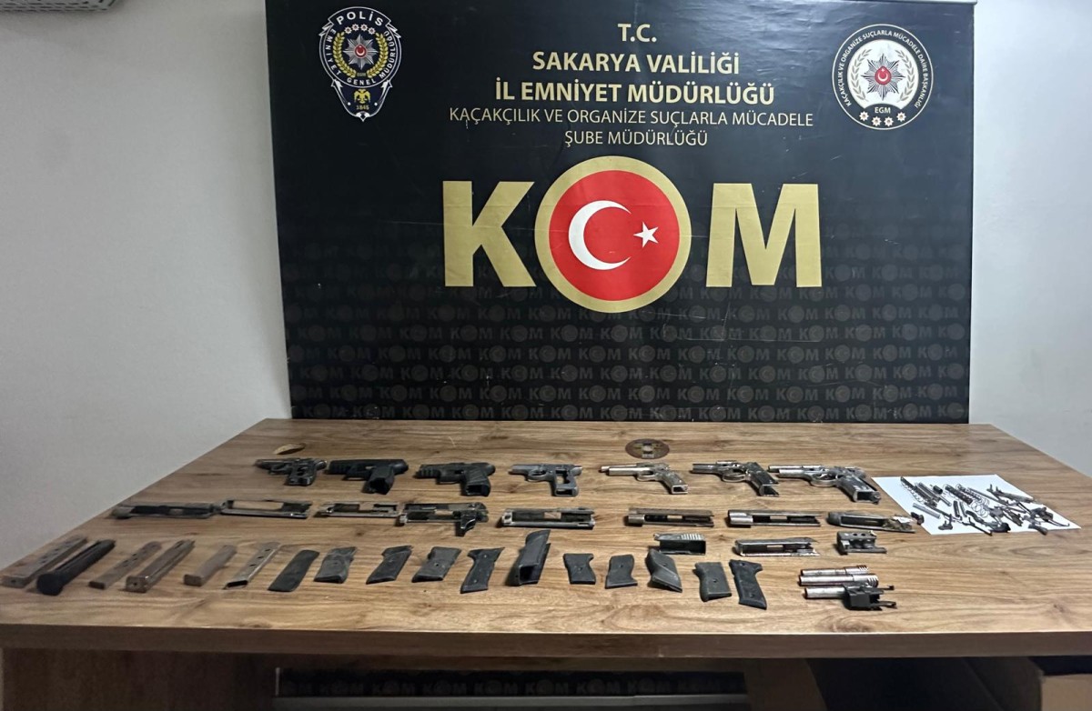 Sakarya'da silah kaçakçılığı operasyonunda 1 zanlı yakalandı