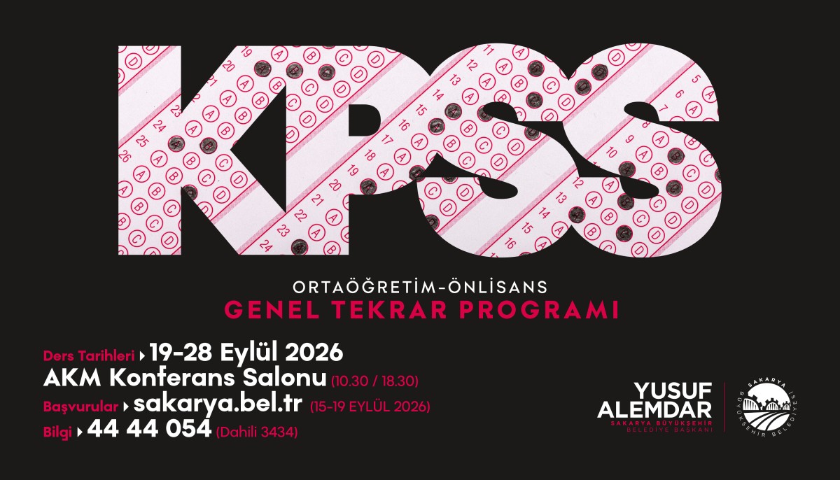 KPSS Genel Tekrar Programı ortaöğretim ve önlisans adaylarıyla AKM’de buluşuyor
