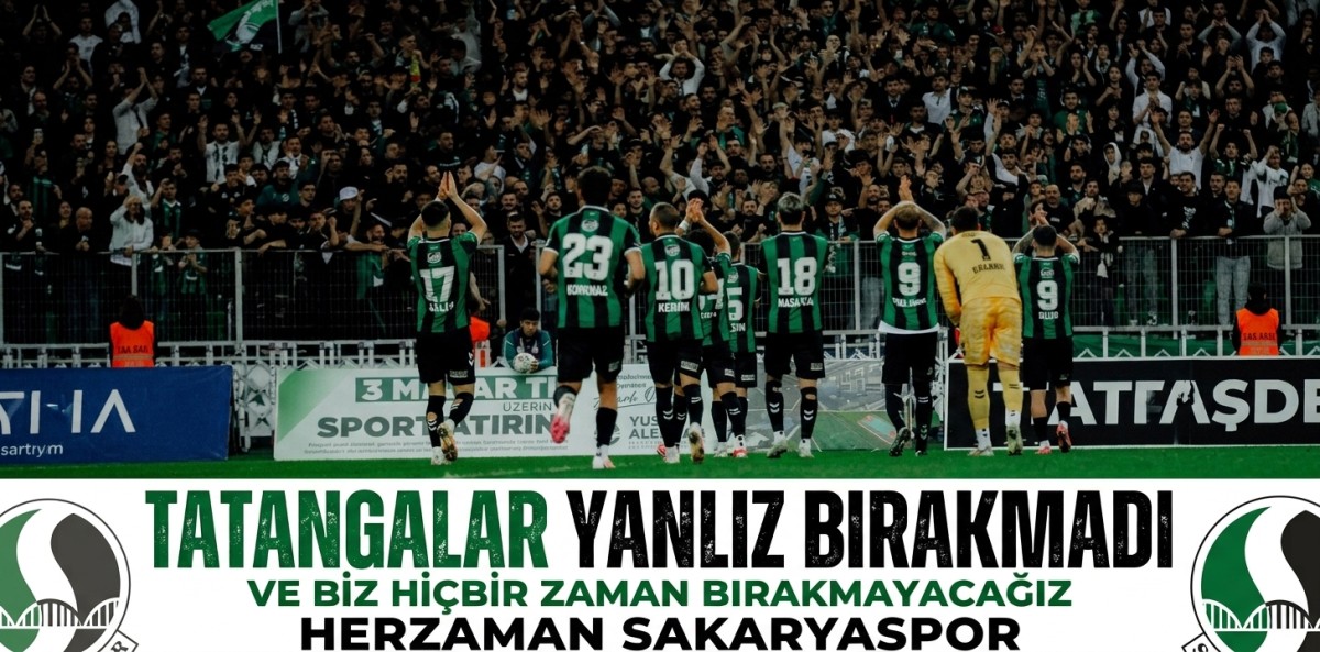 Yeni Sakarya Atatürk Stadyumu'nda Yeşil-Siyah Şölen