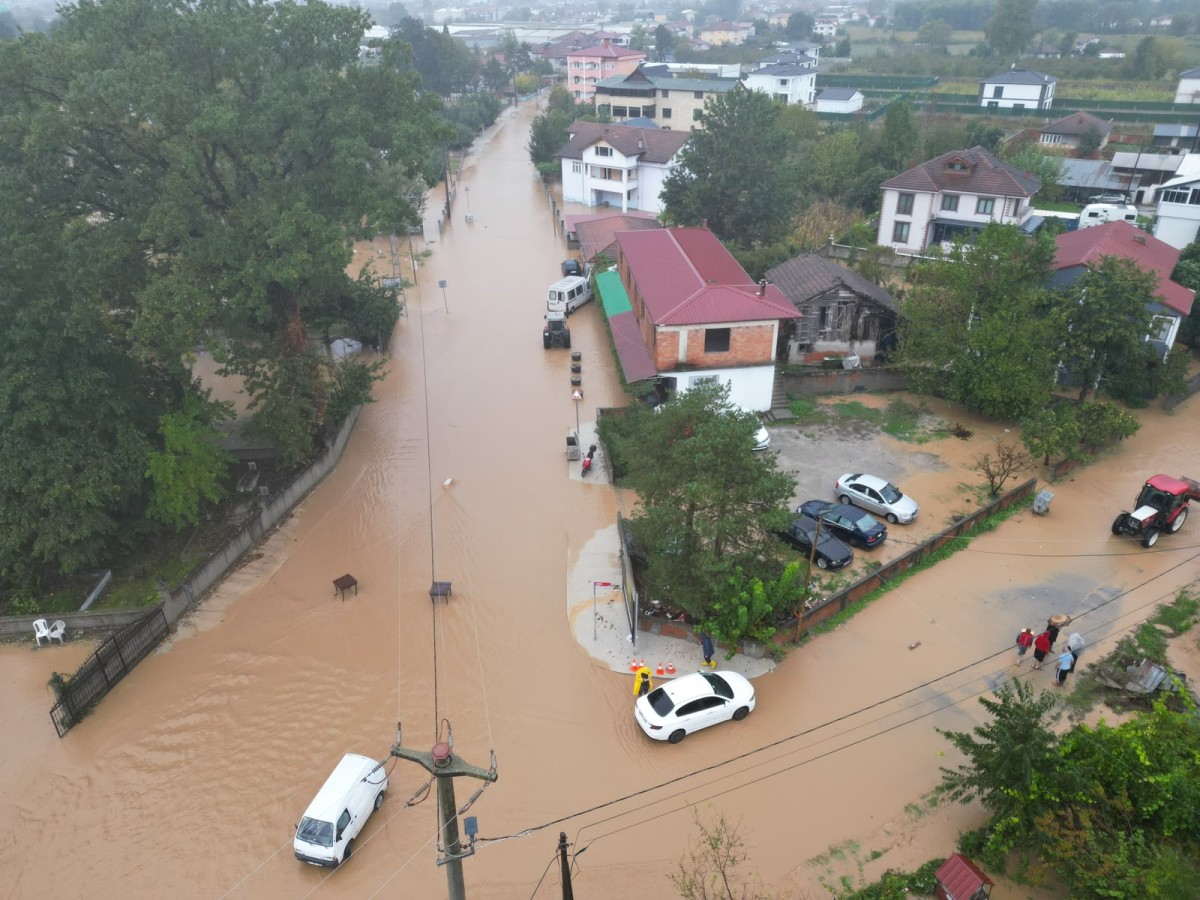 Sakarya'da kuvvetli yağış günlük yaşamı ve ulaşımı olumsuz etkiledi