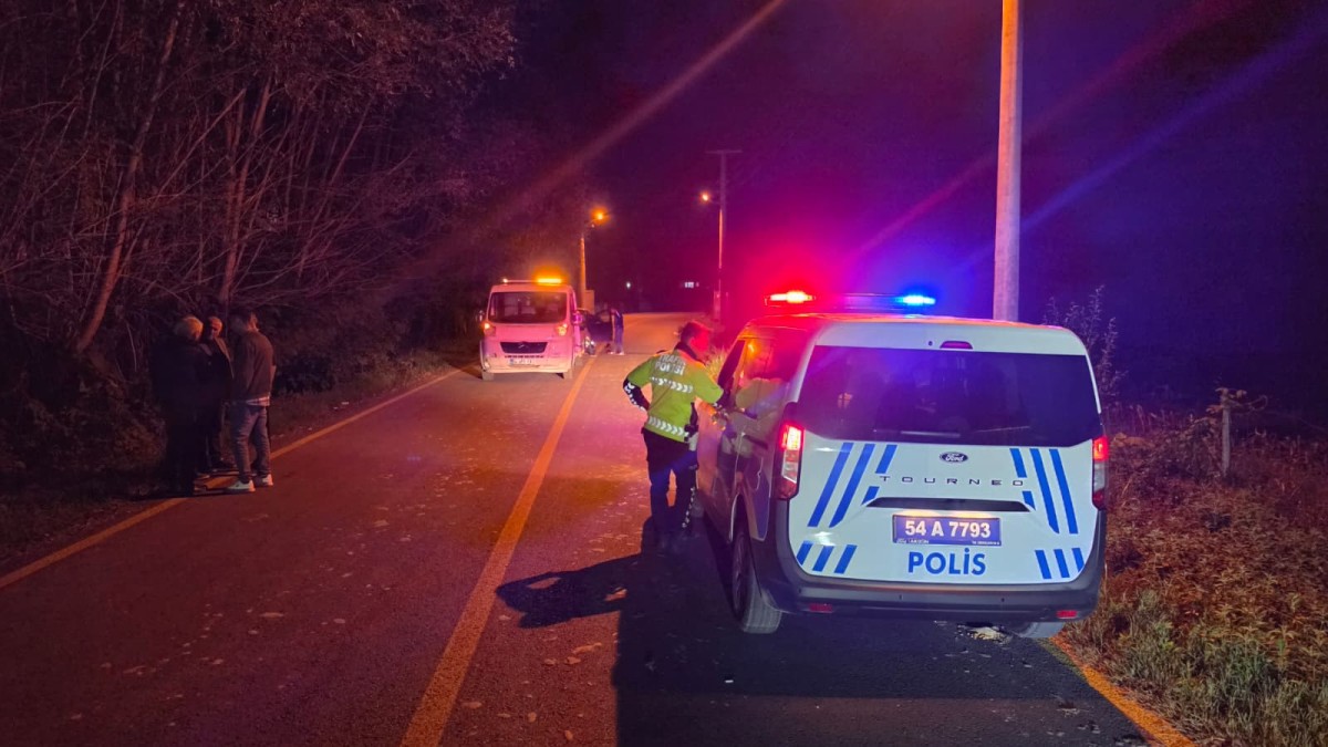 Sakarya'da otomobille çarpışan motosikletin sürücüsü öldü