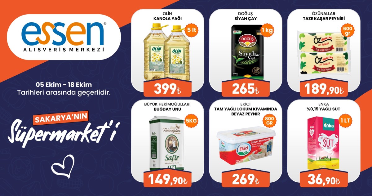 Sakarya'nın Süpermarketi: Essen Alışveriş Merkezi