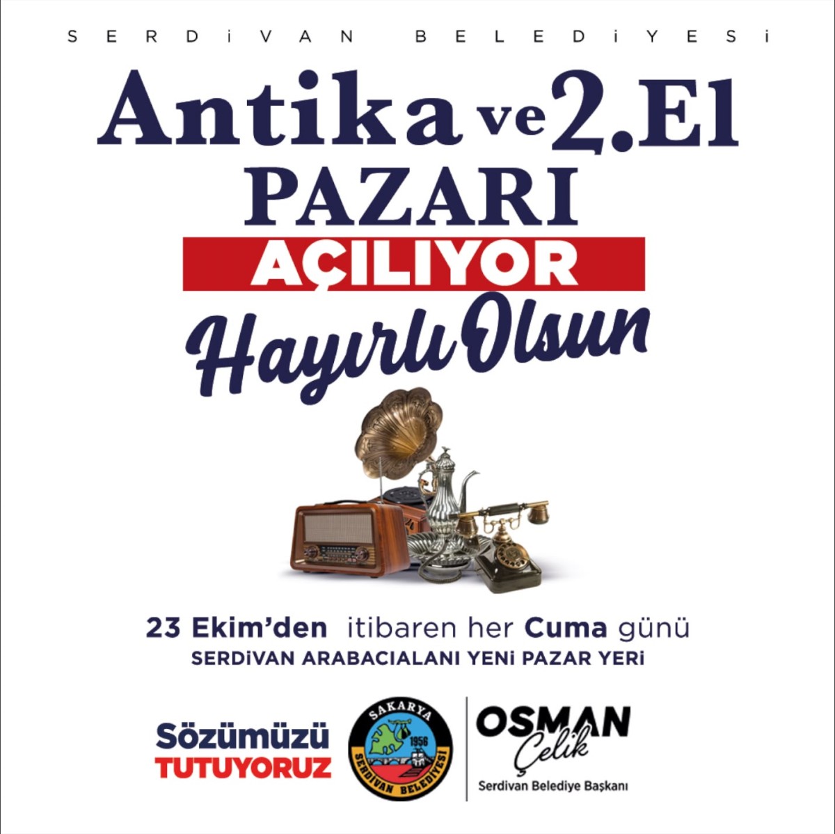 Serdivan’da Alışverişe İki Yeni Pazar Geliyor