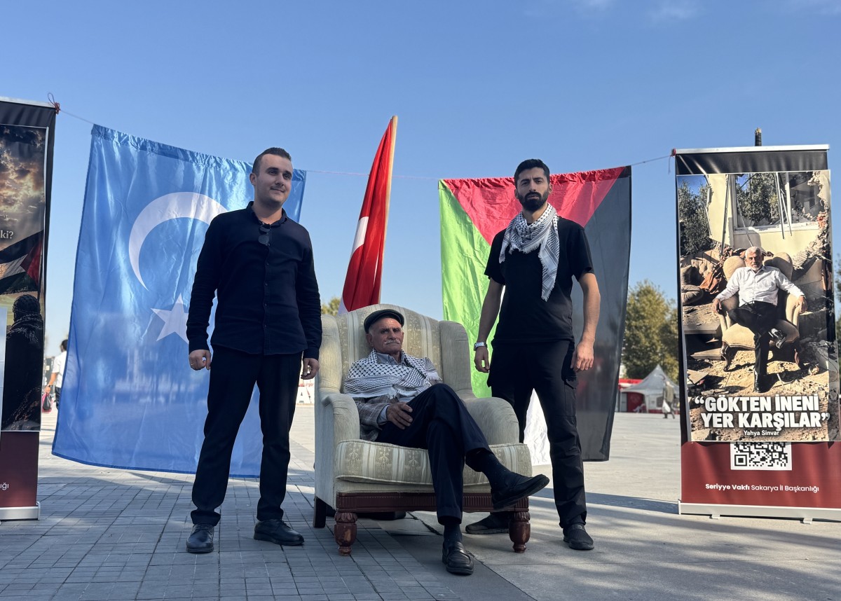 Sakarya'da vatandaşlar, Gazze'deki soykırıma 