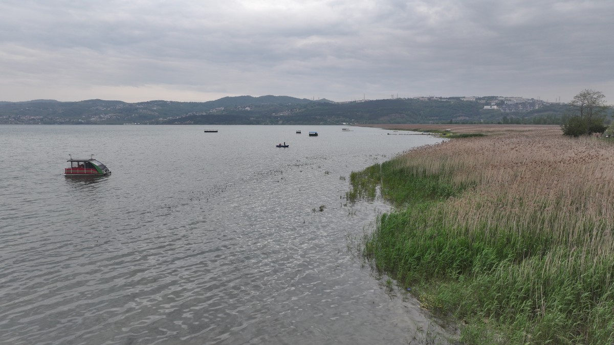 Sapanca Gölü zemininde 